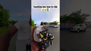 Unc done crashed my bike 😭 #bikelife #lifeon2wheels #motorcycle #fypviral #fypviralシ #motovlogger