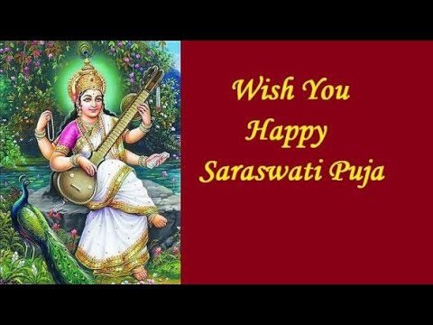 Saraswati Puja. Becho ne ki aaj Maa Saraswati ki puja.🙏🙏🙏🙏