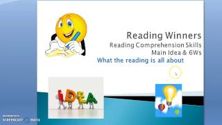 Reading Comprehension Skills