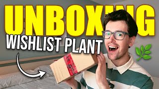 FIRST Plant Haul of 2025 | Unboxing Wishlist Plants 🤩