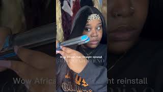 #WOWAFRICAN QuickReinstall | Kinky Straight REAL HD Frontal | @Keenaomi.xo @wowafricanHair