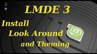 LMDE 3 Install Look Around and Theming