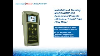 Training: Noncontact Meters (NCMP-603) Installation and Training