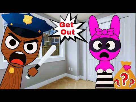 🚨😱🔍 Pinki Stole My Stuff! TUNG TUNG TUNG SAHUR Police Can't Figure It Out 🚔(Sprunki in Real Life)
