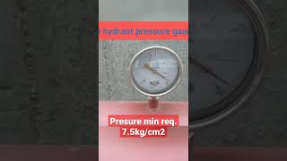 #How much pressure requirement in fire hydrant system#fire