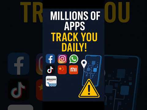 Millions of Apps Track You Daily! 📱 #DataPrivacy #CyberAlert