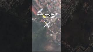 Animação VS vida real-voepass 2283 #shorts #aviao #acidentesdomesticos #aeronave #aviation