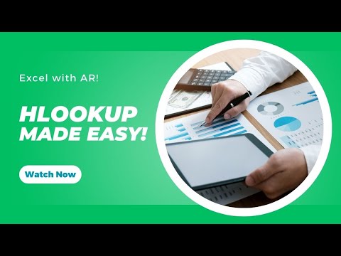 Master HLOOKUP in Excel | Step-by-Step Tutorial for Beginners | Excel with AR தமிழில் எளிய விளக்கம்