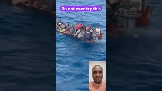 Ocean trip to Europe is more dangerous than death #ocean #shorts #viralvideo @thinkernews #news