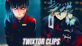 Kanao vs Douma 4k Twixtor Clips (Demon Slayer Infinity Castle)