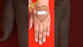 Latest Mehndi Design |New Heart Mehndi Design ❤️💕 #shortsvideo #mehndivideo #bestdesign #shorts