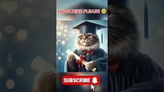 Cat Become a Professor #aicat #aiimages #cat #cutecat #catlover #aigallery #viral #ytshorts