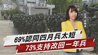 義務役役期重回一年 幾乎成全民共識【TVBS說新聞】20221221@TVBSNEWS01