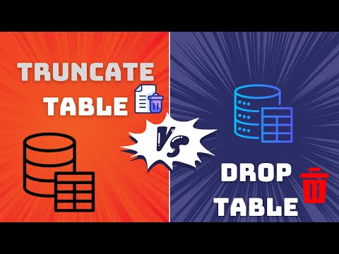 Most Asked Interview Question For beginner | Truncate Table vs. Drop Table