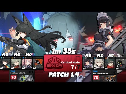 Critical Shiyu 7 S Clear Showcase Miyabi And Ellen 1.4 | Zenless Zone Zero | Shiyu With Hako