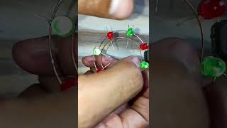 Circle LED Flasher  #NE555 #Timer #IC #flasher #ytshorts #shorts #shortsfeed #youtubeshort #trending