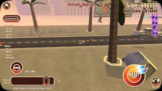 Turbo Dismount replay: 697 830 points on T-Junction! #turbodismount
