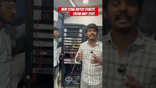 New CCNA batch starts from may 21st . Contact my team to enroll.