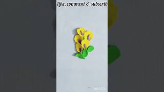 Beautiful flowers making.#shots,#flowers,#flowercraft,#diy,#diyideas,#claydiy,#ytshort,#viraldiy,#yt