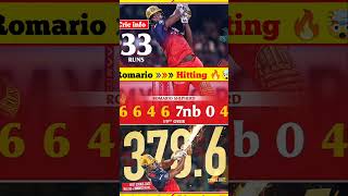 Romario Shepard - STRIKE RATE » 378.6 🔥😎 #ipl2025 #shortsfeed #cricket #iplupdates #msdhoni #rcb
