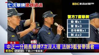北檢前違法集會！警7次舉牌 法辦朱立倫.謝龍介.楊智伃@newsebc