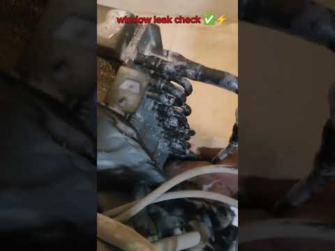 Ac Technician 👷⚒️ odu leek check ✅ #rehanshorts #technician #airconditioningrepair #macnic #kalnayak