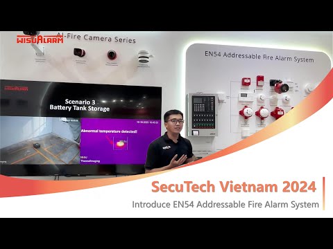 (Vietnamese) Introduce EN54 Addressable Fire Alarm System | SecuTech Vietnam 2024 | Wisualarm