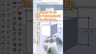 Real Facade Rebuilt in SketchUp | Plugin #architecture #art #shorts #sketchup #3dmodeling