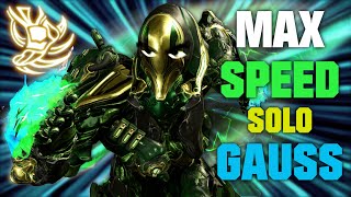 Fastest Solo Gauss Build in Warframe