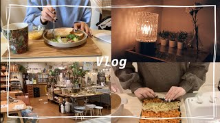 Vlog:)20代OLのとある休日👩🏻雑貨屋へ行って自炊をする🍳キムチーズキンパ,カルグクス,トースト🥪