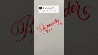 Special Cursive handwriting || Brush Pen Calligraphy 💥❤️