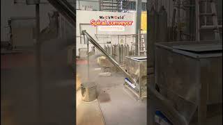 PIPE CONVYEOR#pipe#conveyor#sandconvyeor#powder#ssconveyor#machine#shorts#conveyoridler#foodconvyeor