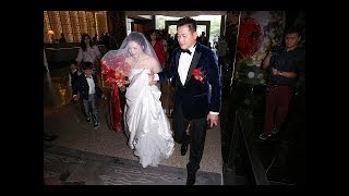 「飛龍在天」的江宏恩，晶華喜宴請50桌，新娘婚紗燒起來了！！