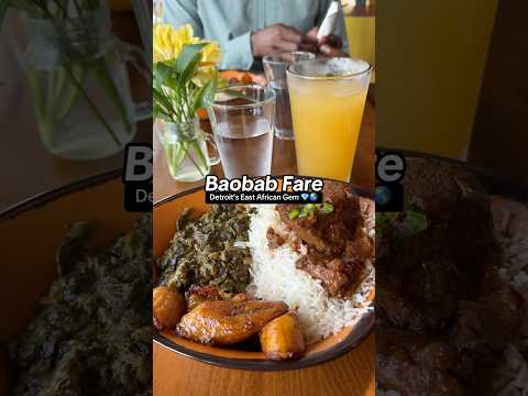 Baobab Fare, a Black-owned East African restaurant that’s making its mark in Detroit! 🌍✨