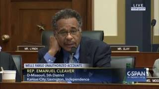 C-SPAN Congressman Cleaver Addresses Wells Fargo CEO