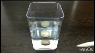 Science fun | Demonstration of Refraction and Reflection of light | How many coins are these?