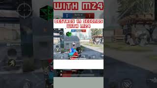 Destroy In Second With M24 || BGMI || 🎮🎮 || #viralshorts #short #bgmi #pubg #nightdevilpt #gaming