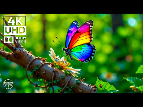 Insect Ballet 4K 🦗🍃  Gentle Piano & Nature’s Movement in a Quiet, Green Paradise