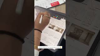 Drawing Mark-Ups in Progress ✍️ | Behind the Design #drawing #design #ytshorts #designprocess