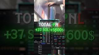 Old clip but still goated 🫡             +37 SOL ($5,600) #solana #trading #memecrypto