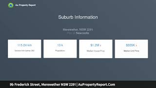 9b Frederick Street, Merewether NSW 2291 | AuPropertyReport.Com