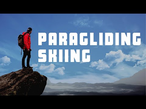 Amazing Paraglide & skiing video, #adventure #skiing #paragliding #arifpv