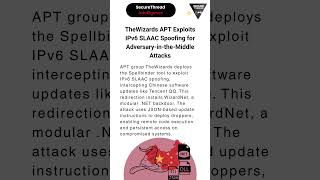 TheWizards APT Exploits IPv6 SLAAC Spoofing for Adversary-in-the-Middle Attacks