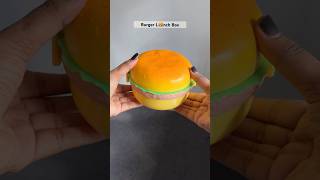 Cutest Burger Lunch Box 🍔✨🌷#lunch #lunchbox #burger #schoolsupplies #kawaii #trending #shorts