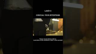 Law#3: Conceal Your Intentions. - 48 Laws of Power Brief Insight.  #inspiration  #motivation  #power