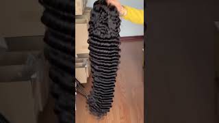 13x6 hd lace frontal wig 30inch human hair deep wave style  #13x6wig