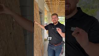 DID YOU KNOW? This plywood subfloor is 23/32 of an inch! There's a reason for this 🛠️