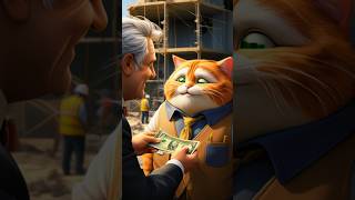 Dad cat works hard to buy kitten gifts #aicat #cutecat #2024cats #kittens