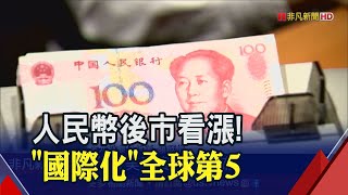 外資看衰美元資金流向亞洲?人民幣走強國際支付.外匯儲備排第5│非凡財經新聞│20200817