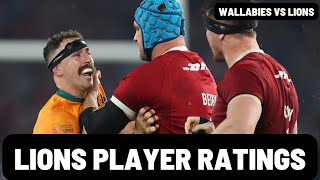 LIONS PLAYER RATINGS | 3rd TEST | WALLABIES vs LIONS